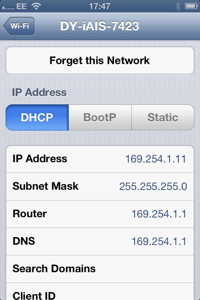 Apple AP Mode Status