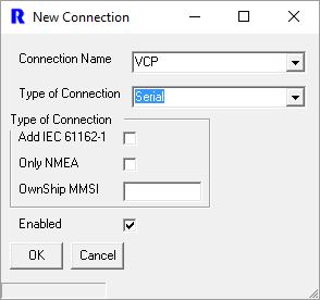 NMEA Router New VCP Connection