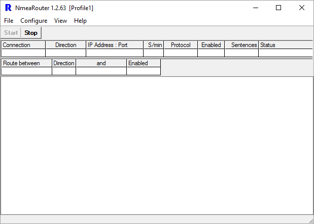 NMEA Router No Connections