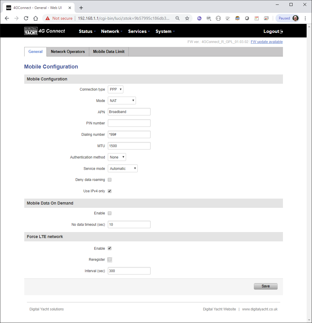 4GConnect AT T APN Settings Digital Yacht News