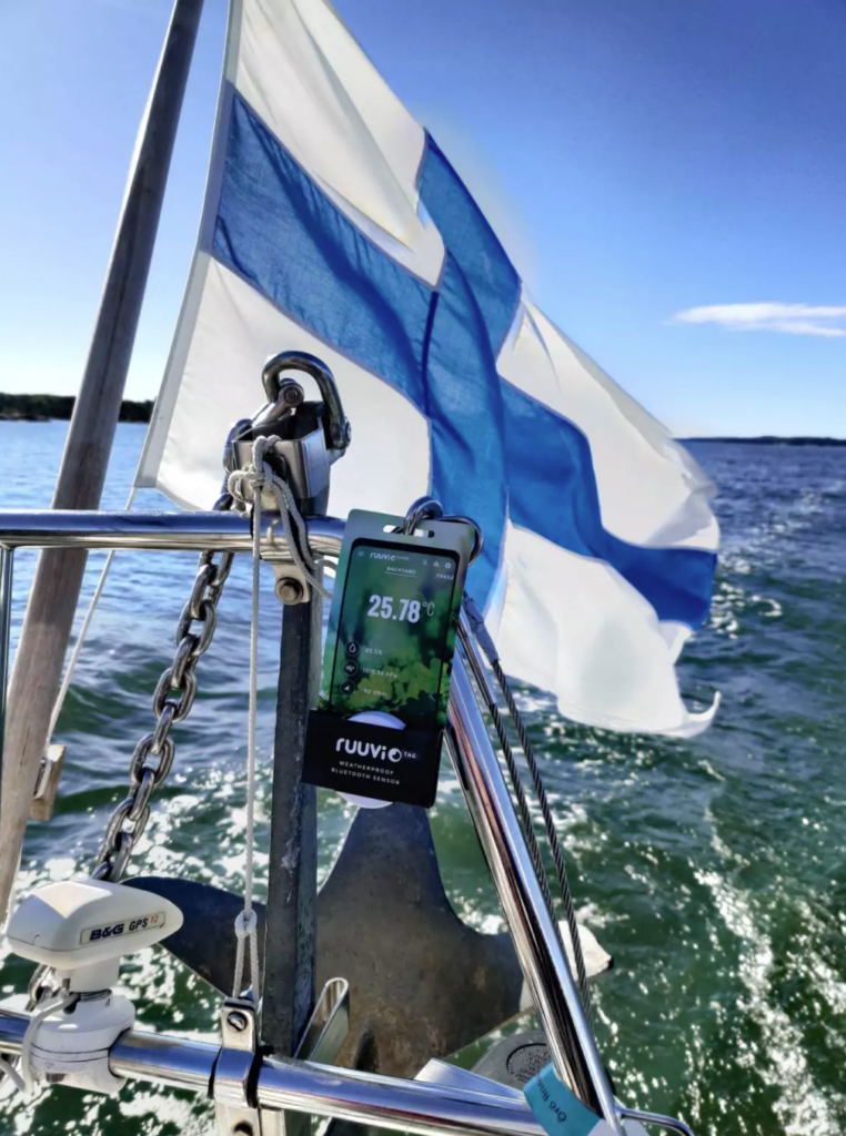 RuuviTag boat 