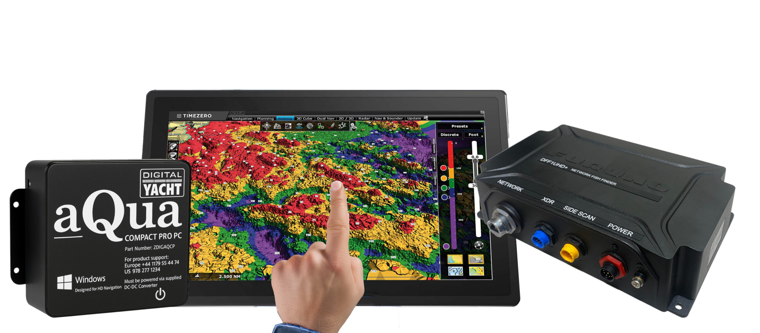 TimeZero Software Sounder Integration with DFF1-UHD+